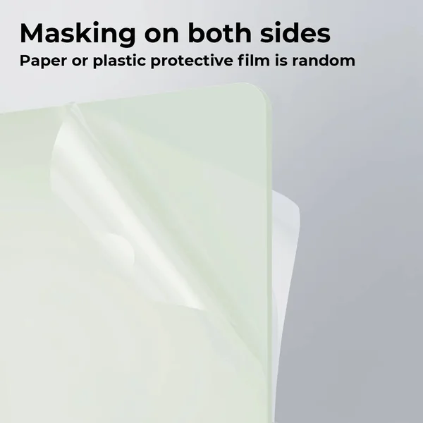 Plexiglas feuille acrylique vert pâle phosphorescent 3mm (3 pièces)