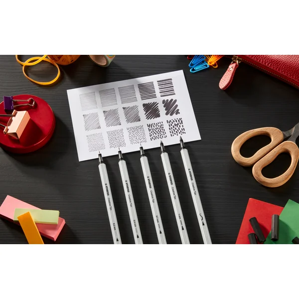 Pochette carton de 5 ou 10 feutres Creative Tips Arty