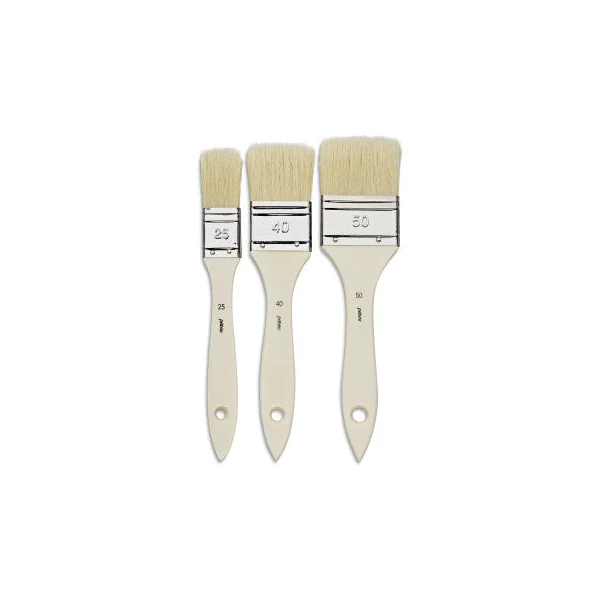 Pochette de 3 Spalters - plats - Soie beau blanc