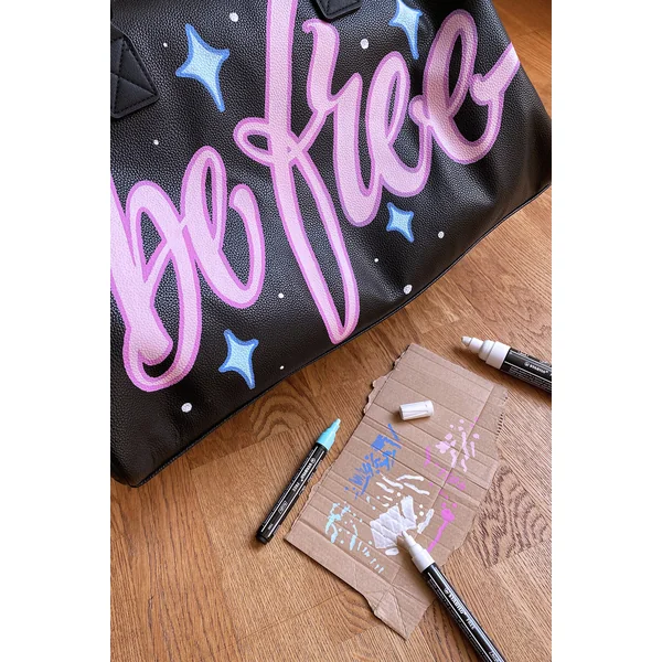 Pochette de 5 marqueurs acrylique FREE T100- ROYAL
