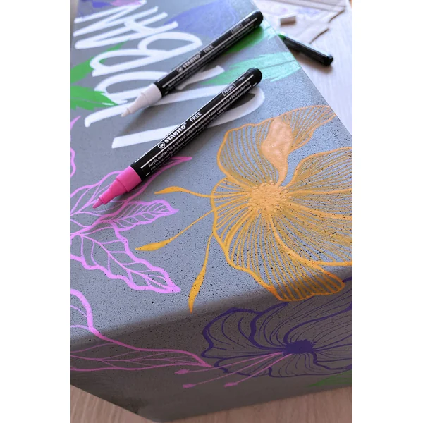 Pochette de 5 marqueurs acrylique FREE T800C- BOLD