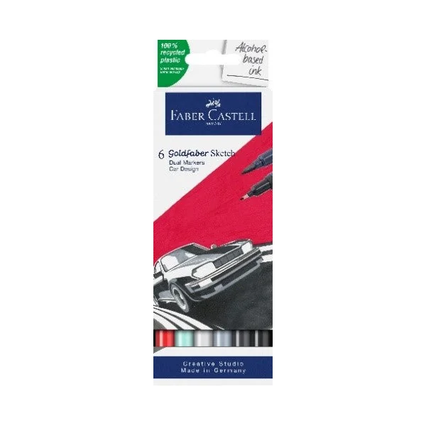 Pochette de 6 Sketch Marker Goldfaber - Car Design