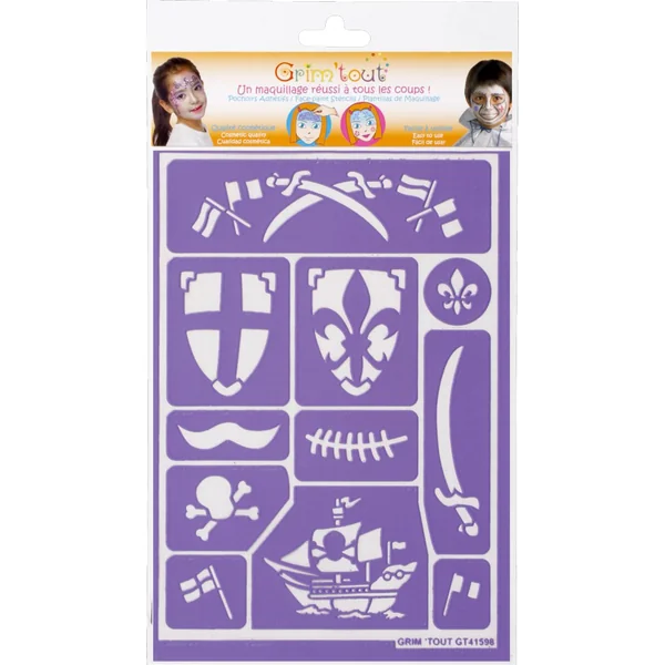 Pochoir Chevaliers et Pirates