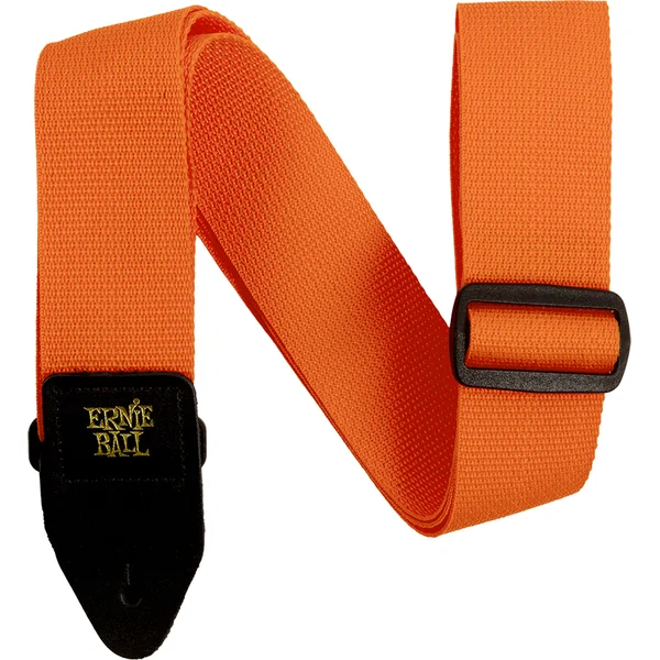 Polypro 2-inches Guitar Strap - Orange & Black