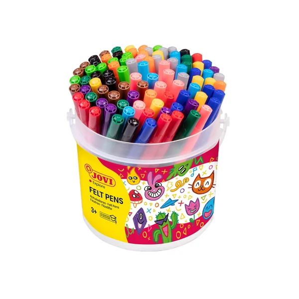 Pot 96 feutres Felt Pens couleurs assorties