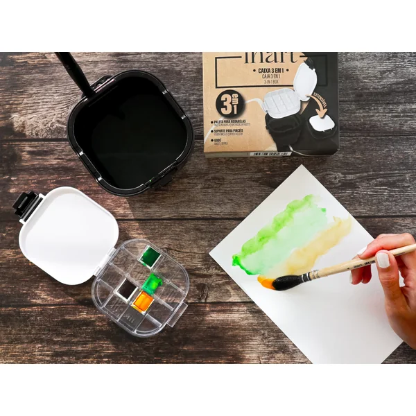 Pot Aquarelle 3 en 1 Inart