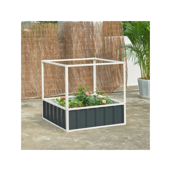 Potager en Métal Légumes ou Plantes Potager Jardin Jardinière Surélevée Acier