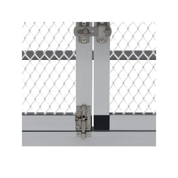 Poulailler Aluminium Poulailler ALU Cage Poule avec Enclos et Pondoir