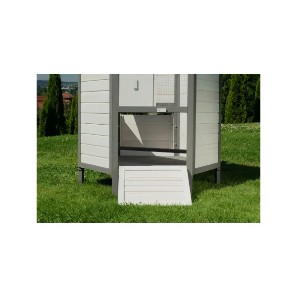 Poulailler Bondy Gris et Blanc Poulailler sur Pilotis