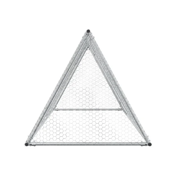 Poulailler Enclos Parc 2m Acier Galvanisé Enclos Grillagé pour Poule 2m²