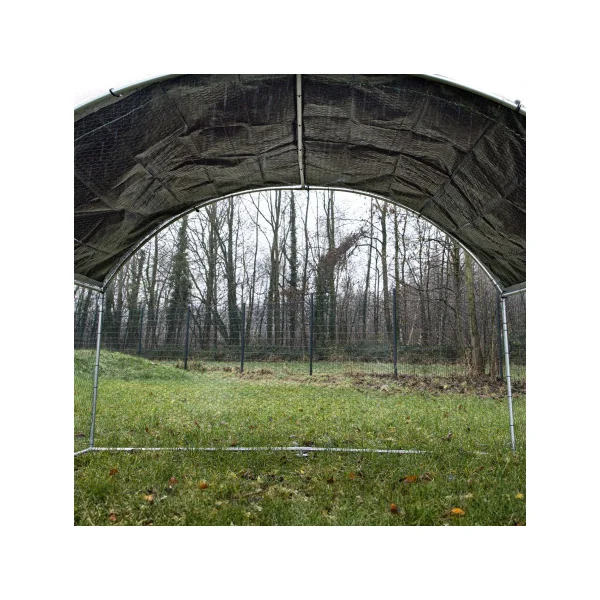 Poulailler Enclos Parc 2x3x2m Poulailler Grillagé Arrondi 6m² Enclos Grillagé Basse Cour