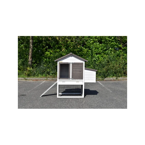 Poulailler La Vésubie Poulailler Original 3 à 4 poules avec Toit en Shingle Noir