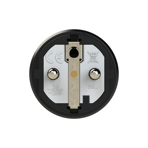 Prise male secteur étanche IP44 230V 16A PCE Shucko et france
