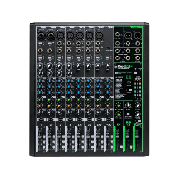ProFX12v3 Mackie Console de mixage avec interface USB 12 canaux + effets