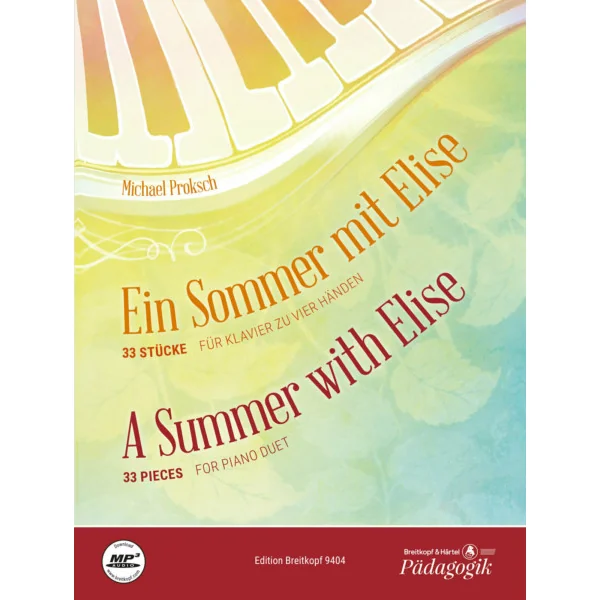 Proksch M. A Summer With Elise Piano 4 Mains