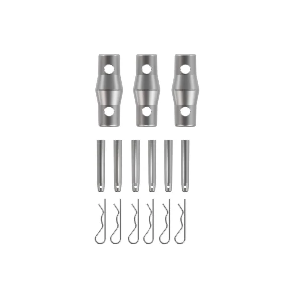 PT29-025 Contestage - Poutre aluminium triangulaire Longueur : 25 cm Livré avec 1 kit de jonction