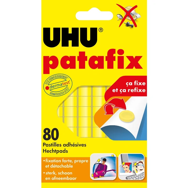Pâte adhésive patafix jaune