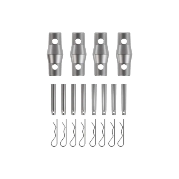 QUATRO-300 Contestage - Structure aluminium carrée 290 charge lourde Longueur 300 cm Livré avec 1 kit de jonction