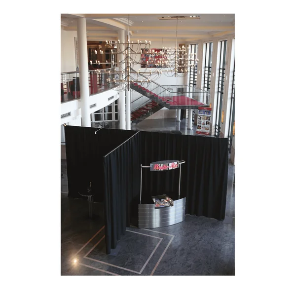 Rideau NOIR Wentex P&D MGS 330 x 120cm 175g/m2