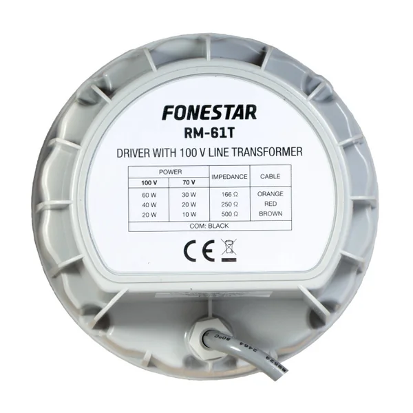 RM-61T Moteur à chambre de compression 60-40-20 Watts 100 V