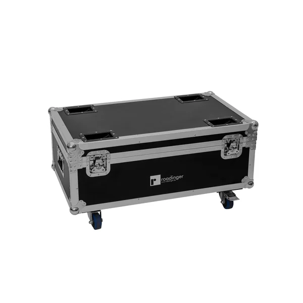 ROADINGER Flightcase 4x LED CLS-18 QCL RGB/WW with wheels
