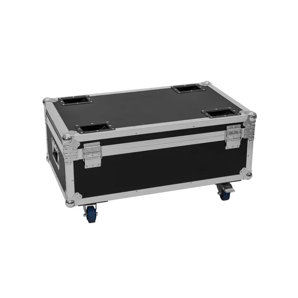 ROADINGER Flightcase 4x LED CLS-18 QCL RGB/WW with wheels