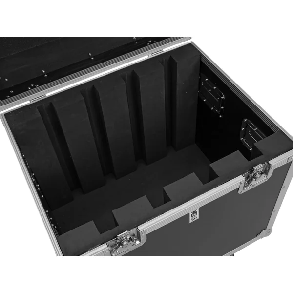 ROADINGER Flightcase 4x Pixel Matrix Panel 5x5 RGB/WW with wheels