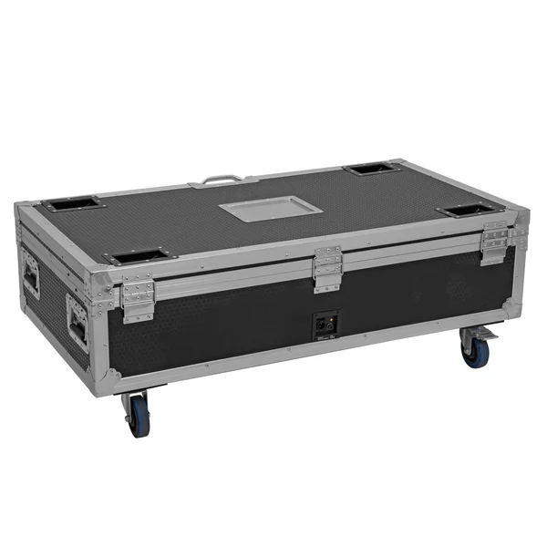 ROADINGER Flightcase 8x AKKU IP Pixel Tube 360° PRO CRMX with charging function and wheels