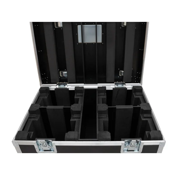 ROADINGER Flightcase HIGHLINE 4x LED IP TMH-S250/B250, with wheels