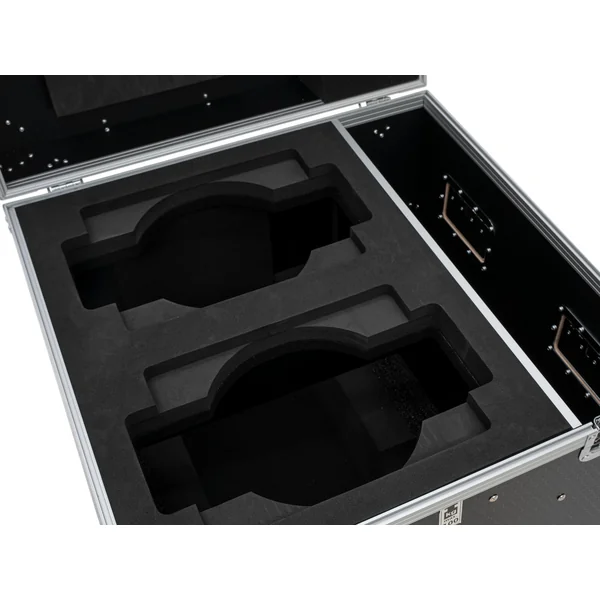 ROADINGER Flightcase PRO 2x IP TMH-W285 with wheels