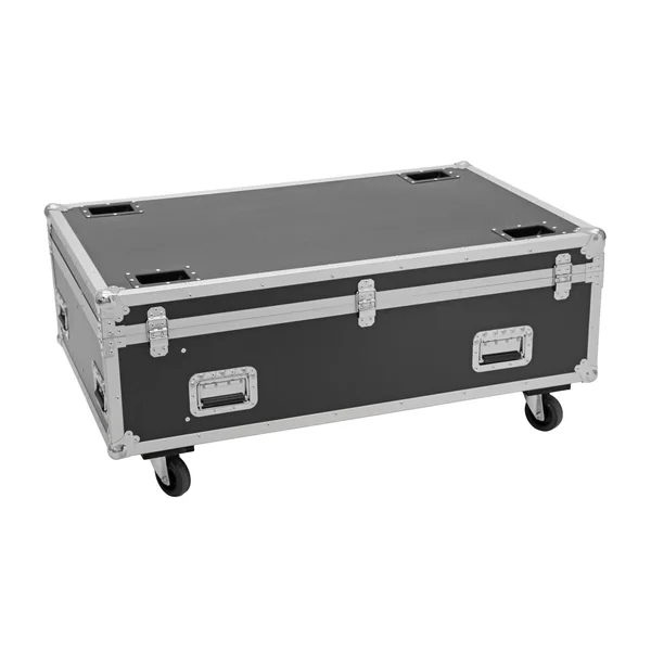 ROADINGER Flightcase PRO 4x LED BAR-8 SWING with wheels
