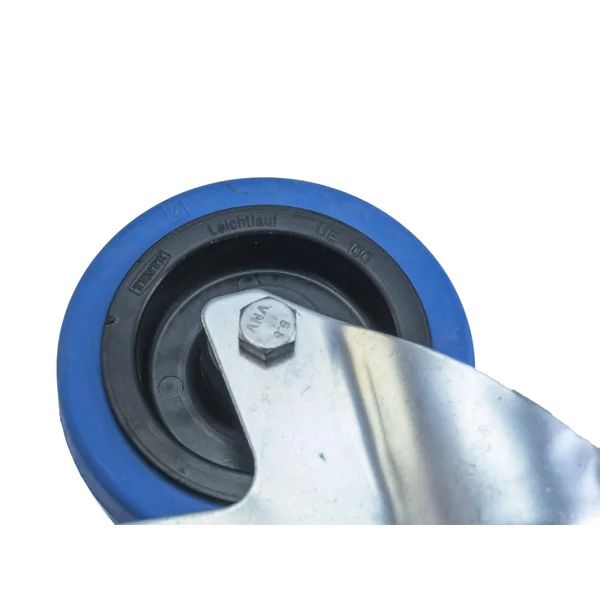 ROADINGER Swivel Castor 100mm BLUE WHEEL with brake