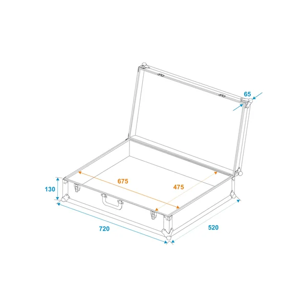 ROADINGER Universal Case Pick 70x50x17cm
