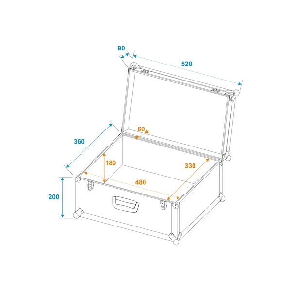 ROADINGER Universal Case Tour 52x36x29cm black