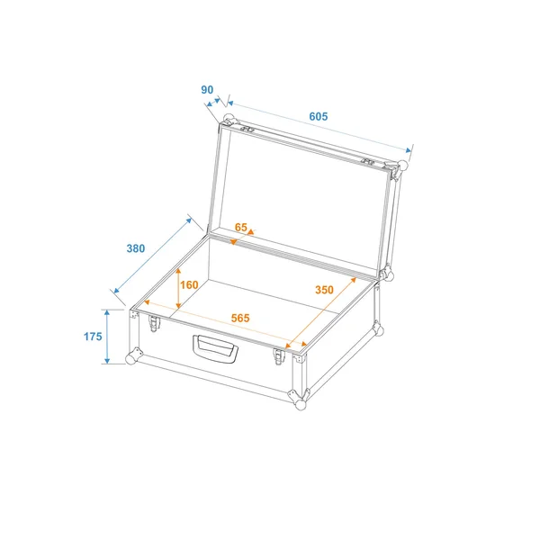 ROADINGER Universal Case Tour Lock Pro black