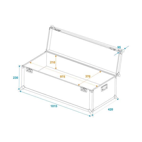 ROADINGER Universal Transport Case 100x40x30cm