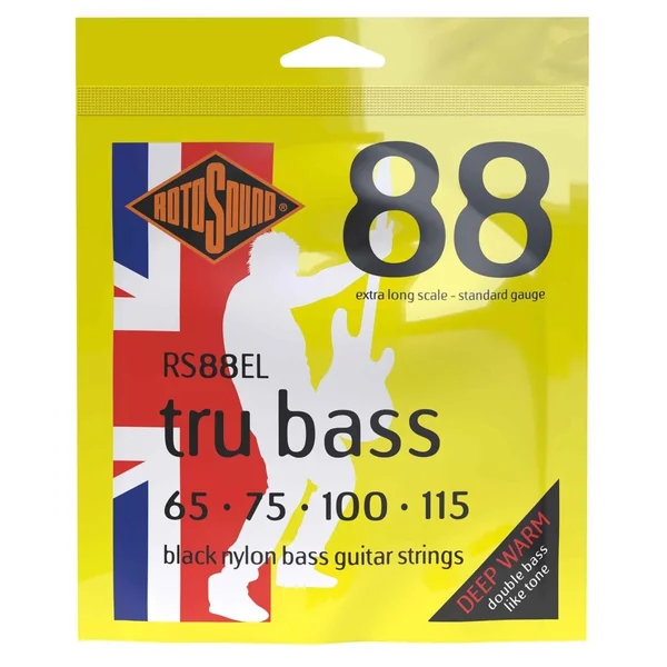Rotosound E-Bass Strings Tru Bass 88 - Set 4-string Extra Long // Extra long scale length (33.5"/850mm to 36"/915mm) (RS88EL)