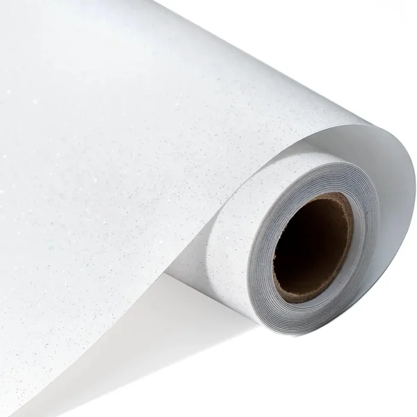 Rouleau de vinyle de transfert thermocollant pailleté (Glitter HTV) – compatible avec les lasers