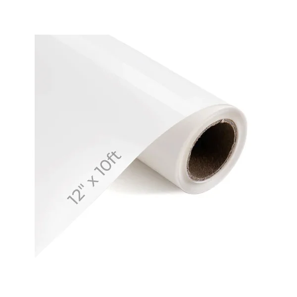 Rouleau de Vinyle HTV Blanc pour Transfert Thermique – compatible avec les lasers