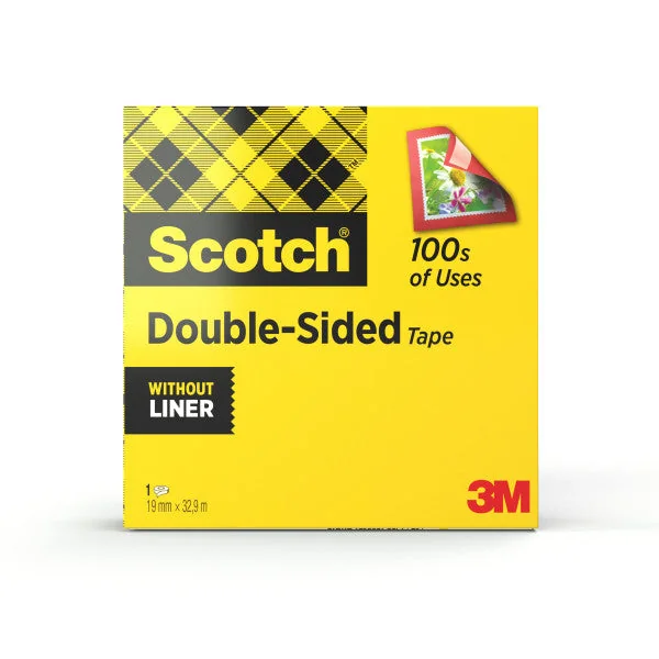 Ruban adhésif double-face Scotch® + 1 rouleau