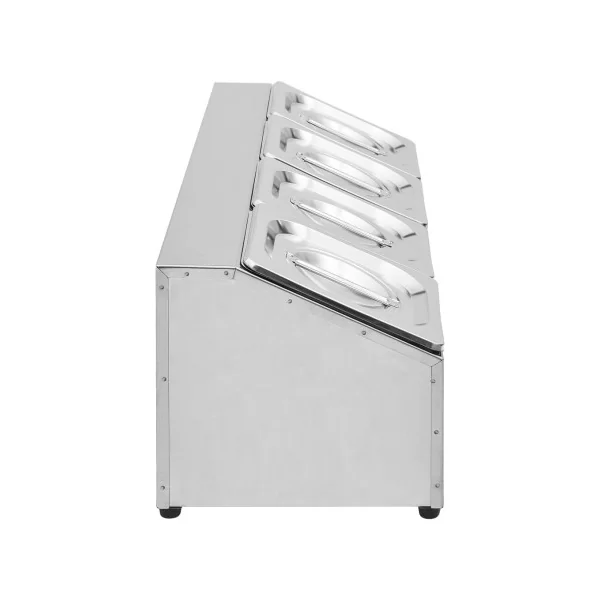 Récipient Gastronorm 4 Bacs en Inox GN 1/6 Spécial Restauration