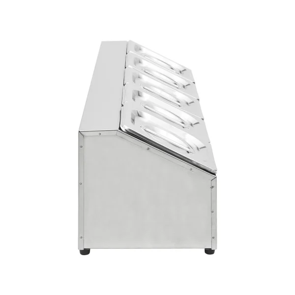 Récipient Gastronorm 5 Bacs en Inox GN 1/6 Spécial Restauration