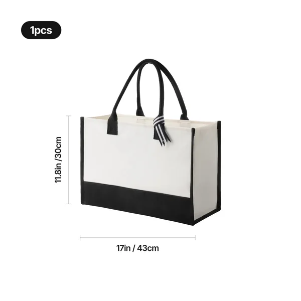 Sac cabas bicolore (1 pce)