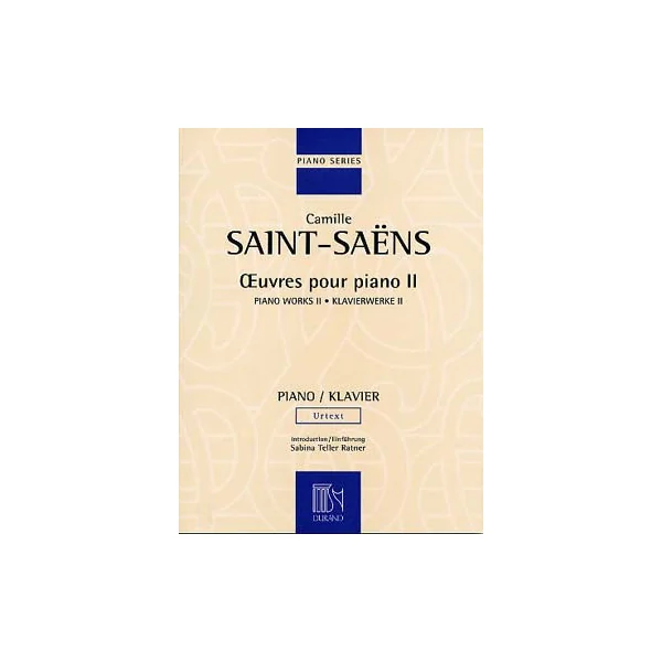 SAINT-SAENS C. Oeuvres Pour Piano Vol 2