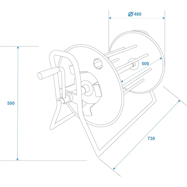 SCHILL Cable Drum SK4602.RM A=460/C=500