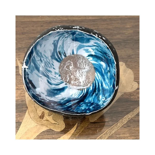Sculpture en verre Profondeurs – Florence Lemoine