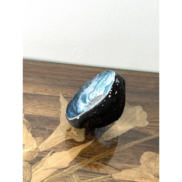 Sculpture en verre Profondeurs – Florence Lemoine