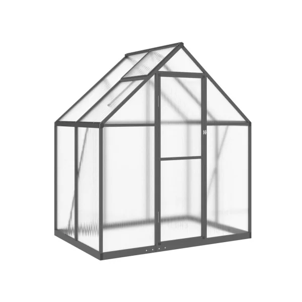 Serre Aluminium Anthracite 1,92 m² Serre Polycarbonate Serre Potager Plantation