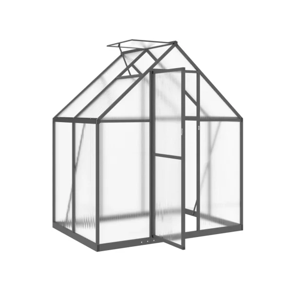 Serre Aluminium Anthracite 1,92 m² Serre Polycarbonate Serre Potager Plantation