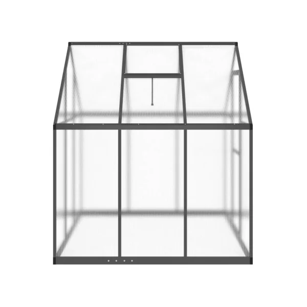 Serre Aluminium Anthracite 2,85 m² Serre Polycarbonate Serre Potager Plantation